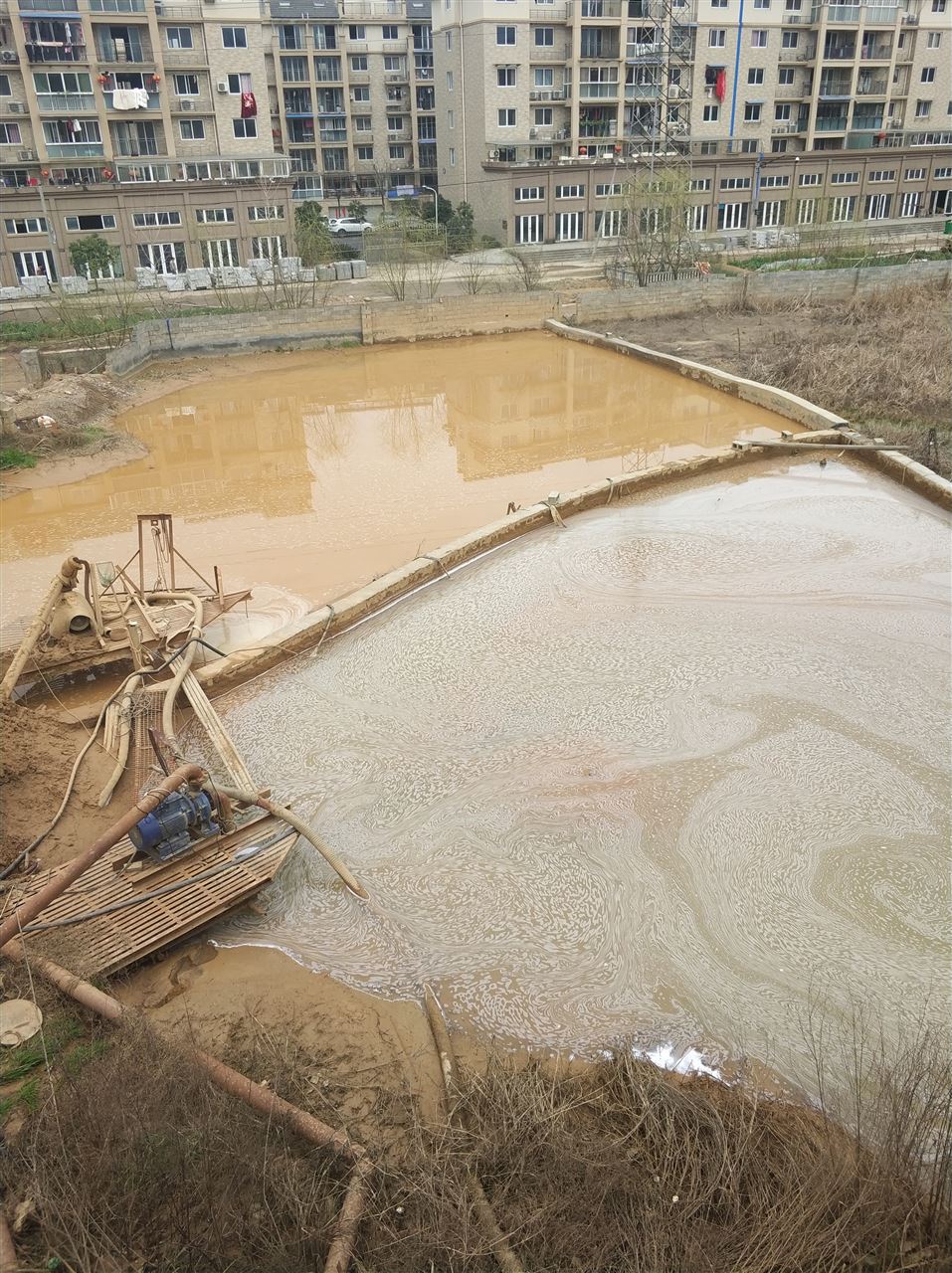 蕉岭沉淀池淤泥清理-厂区废水池淤泥清淤